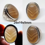 NATURAL AKIK STONE CICIN JUJUNG DRAJAT CICIN MERIAH MEN'S CICIN