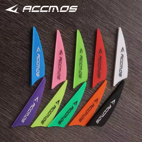 60pcs Archery 1.75 inch Plastic Arrows Vanes Arrow Shaft Feather Fletching for DIY Archery Hunting T