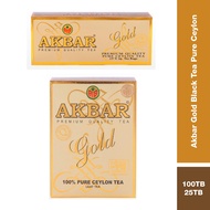 Akbar Tea Pure Ceylon Premium Gold Black Tea (100 TB / 25 TB)