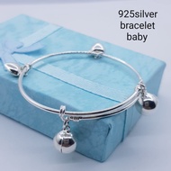 (KW1001)Original silver925 baby bangle(gelang tangan bayii budak)