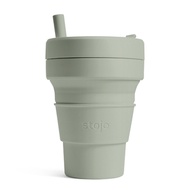 Stojo｜折疊伸縮杯 16oz - 軍綠色(紐約Tribeca限定版)