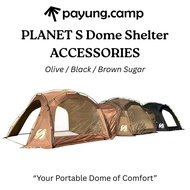 PAYUNG.CAMP Planet S Dome Shelter Accessories Groundsheet TPU Door Panel Connector Bedroom