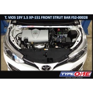 Type One Safety Bar - For Toyota Vios 2019 XP151 (Stage 1 - Front Strut Bar & Rear Anti Roll Bar)