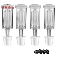 Fermentation Lids Airlock Kit with 6Stopper,Air Locks Fermentation Airlock Beer Wine Kombucha Brewin