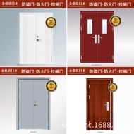 [ST]💘Steel Wooden Fireproof Door Grade a Grade B Chengdu Factory Wood Grain Solid Color Access Door Escape Door Engineer