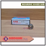 Bearing 606 ZZ ASB Size 6x17x6 mm Bearing 606ZZ ASB 6 x 17 x 6 mm