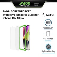 Belkin SCREENFORCETM Protective Tempered Glass for iPhone 13 / 13pro (Japanese AGC Asahi Glass) - 0.