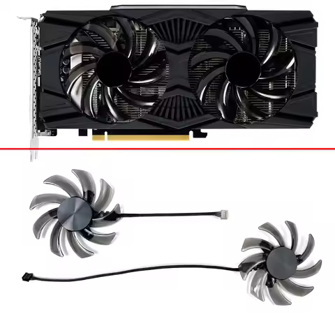 Cooling Fan For PNY GeForce RTX 2060 REVEL GTX1660SUPER GTX1660TI Video Card Fan 85MM 4PIN GA91S2U R