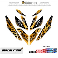 SATRIA F150 INJECTION STICKER 5-MOTIF/ SATRIA FU VARIATION STRIPPING/ SATRIA BARONG/ MUIZZSTORE/