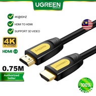 UGREEN HDMI Cable Premium High Speed HDMI Male to Male 2.0 Monitor Video Cable with 18Gbps 3D 4K HDR 60Hz Ethernet and Audio Return Compatible for PS4 Nintendo Switch Gaming Blu-ray player DVD player MSI Dell TV PS4 Xbox Laptop