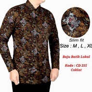 KEMEJA BATIK SLIM FIT BAJU BATIK SLIMFIT COLIN DION CBL 943