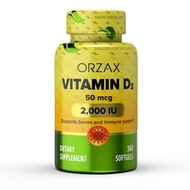 ORZAX VITAMIN D3 2,000 IU | 5000 IU | 10000 IU