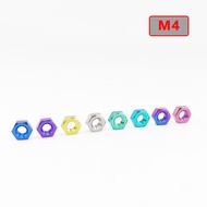 Titanium Gr5 CNC M4 hexagonal Nut M4 Nut