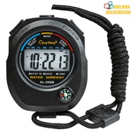 Digital Sport Stopwatch 009 + Compass 1/100 Second Training / Competition Timing Clocking Timer Alar
