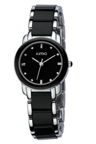 Kimio นาฬิกาข้อมือสาย Alloy รุ่น K455L - Black