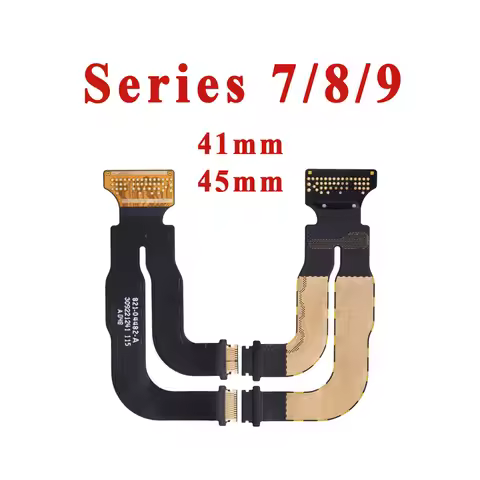 For Apple Watch SERIES 7 8 9 41mm 45mm LCD Touch Screen Connector Motherboard Ribbon Flex Cable Repl