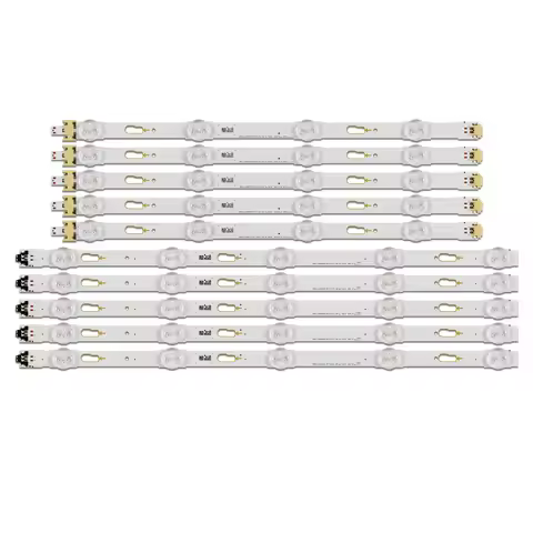 10pcs LED Bar For Samsung UE40KU6000K UE40JU6400K UE40JU6400U UE40MU6105K UE40KU6100K UE40KU6100W UE