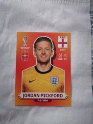 2022世界盃貼紙Jordan Pickford