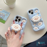 Case Iphone Summer Sheep 3D with Popsocket 11 12 13 14 15 Pro Max