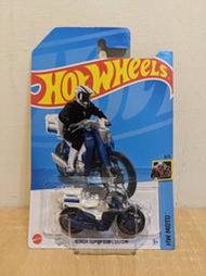 ~ 阿開王 ~ Hot Wheels Honda Super Cub Custom 1/64 風火輪 本田重機 藍白