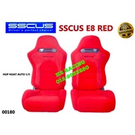 SSCUS E8 SPORT SEAT RED SET WIRA WAJA GEN2 PERSONA SATRIA MYVI VIVA VIOS CITY KANCIL