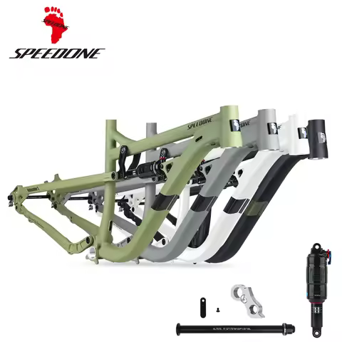 SPEEDONE Ambassador2 Downhill MTB Bike Frame DH Full Suspension 29er Aluminum Alloy Endurance Race B