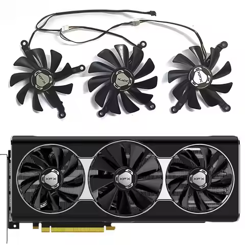 NEW 95mm 85mm 4pin CF1010U12S XFX Radeon RX 5700 XT GPU Fan for XFX RX 5600 XT RX 5700 RX 5700 XT gr