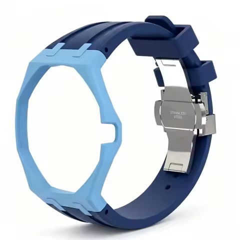 Swatch Strap X AP High Quality Ceramic Case With FKM Rubber Watch Strap Kit for Swatch X AP Royal PO