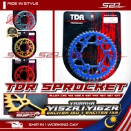 Sprocket TDR 6 Hole Y15 Y16 Y15ZR Y16ZR EXCITER 150 155 415 428 X 43T 44T 45T 46T 47T Spoket Alloy A