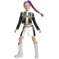 GEMVIE Rumi K Popular Demon Slayer Children's Costume Halloween Girl Anime Role Play Demon Slayer Co