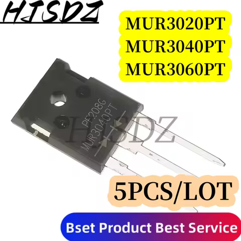 5 unidades MUR3060PT TO-247 MUR3060 TO247 3060PT MUR3040PT MUR3040 MUR3020PT MUR3020