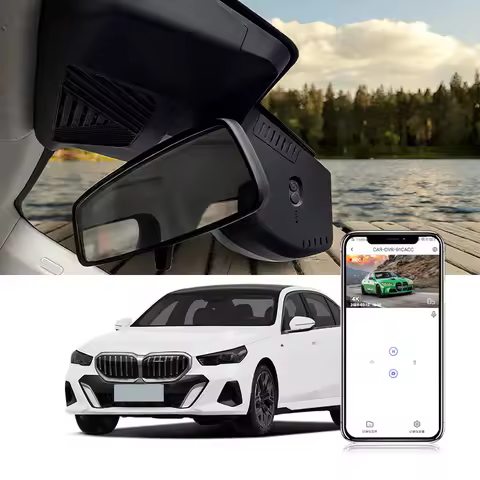 4K Dash Cam for BMW 5 Series i5 530i 540i G60 2024-2026, UHD Video Recorder, APP Control, Plug & Pla