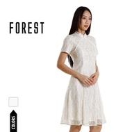 Forest Dress Perempuan | Forest Ladies Lace Fit & Flare Cheongsam Dress - 885087