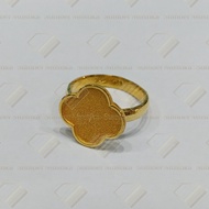 cincin emas 24 karat model fanclip - 7 gram