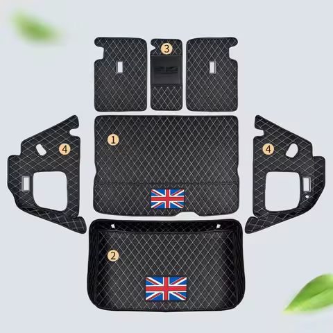 Car Trunk Pad Leather Fully Enclosed Tail Box Mat For MINI ONE Cooper COUNTRYMAN CLUBMAN F54 F55 F56