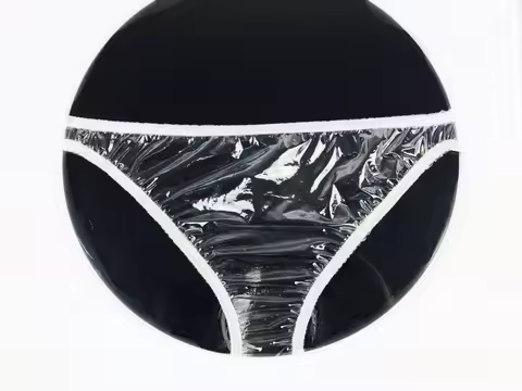 3 pieces * ADULT BABY incontinence PLASTIC PANTS Red +Full Size ST-9, M / L / XL / XXL