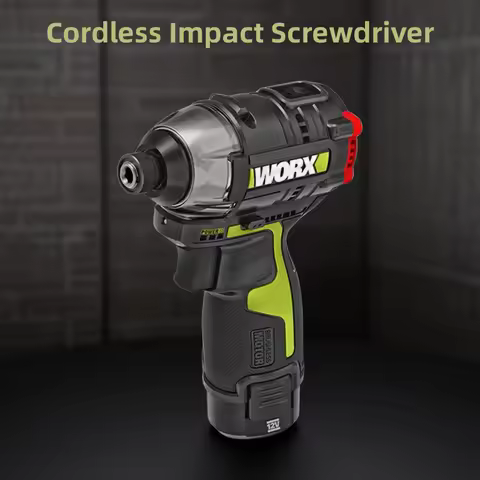 Worx WU132X WU132 Cordless Impact Screwdriver 320W 160Nm 12v 3600rpm Brushless Motor Adjust Torque U