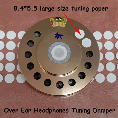 50pcs Over Ear Headphones Tuning Paper Y1 Y2 Y3 Y4 Y5 Y6 Tuning Damper Earphone Cover Large Size 8.4
