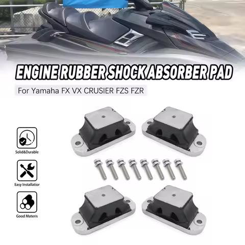 4PCS Engine Motor Mount Rubber 67X-44517-10-94 Motorcycly Bracket Accessories For Yamaha WaveRunner