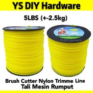 2KG (5LBS) BRUSH CUTTER NYLON TRIMMER LINE / NYLON GRASS TRIMMER LINE / TALI MESIN RUMPUT 割草绳