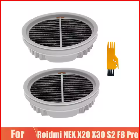 1/2pcs Washable Filter Accessories For Xiaomi Roidmi NEX X20 X30 S2 F8 Pro Handheld Vacuum Cleaner H