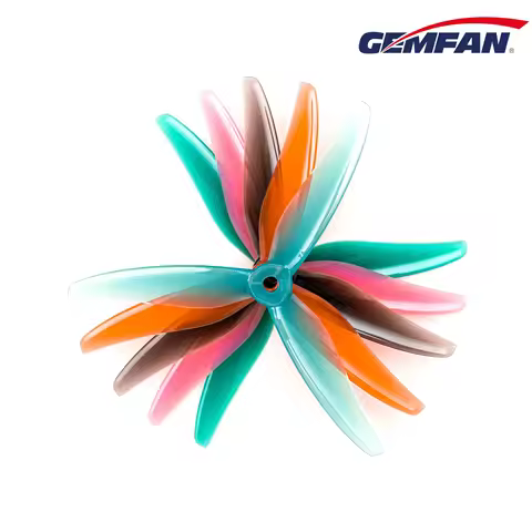 Wholesale 50Pairs(50CW+50CCW) Gemfan Hurricane 51466 MCK V2 3-Blade PC Propeller for RC FPV Freestyl