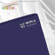 <Honeyba> Waterproof Suitcase Protector Luggage Cover Baggage Dust Case Cover Suitcase Case Travel O
