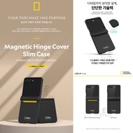 NEW!! (只適用於 Galaxy Z FLIP 7 型號) 🇰🇷 Korea National Geographic Black yellow Colour Samsung Galaxy Z Fl