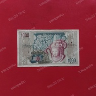 Uang Kuno Indonesia 1000 Rupiah Seri Budaya tahun 1952 3 huruf