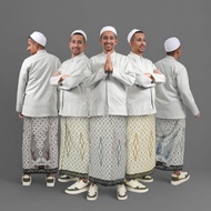 Premium Dobby Rayon Goyor Sandalwood Sarong (GYR) | Dobby Rayon Luxury (LX) | Dobby Flower (DBK)