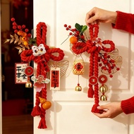 Chinese New Year Festival Knot Tassel Pendant Decoration Fu Ancient Rope Enhance Auspiciousness Good