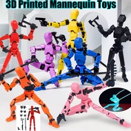 Multi-Jointed Movable Robot 13 Lucky DIY Figure Toys 3D Printed Mannequin Toys Kid Assembly Model