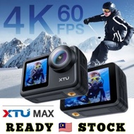XTU MAX X1 4K 60FPS 20MP Action Camera Dual Color Touch Screen EIS Image Stabilization Akaso Brave 7