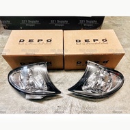 DEPO TAIWAN BMW E46 02 2002 CRYSTAL SIDE LAMP SIGNAL LAMP LIGHT CORNER LAMP SMOKE BLACK HITAM SET BR